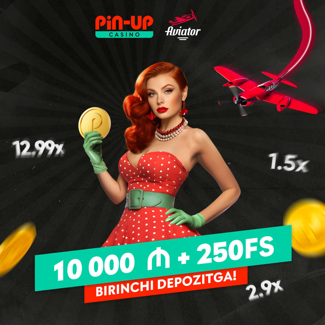 Pin Up welcome bonus üçün promo banner